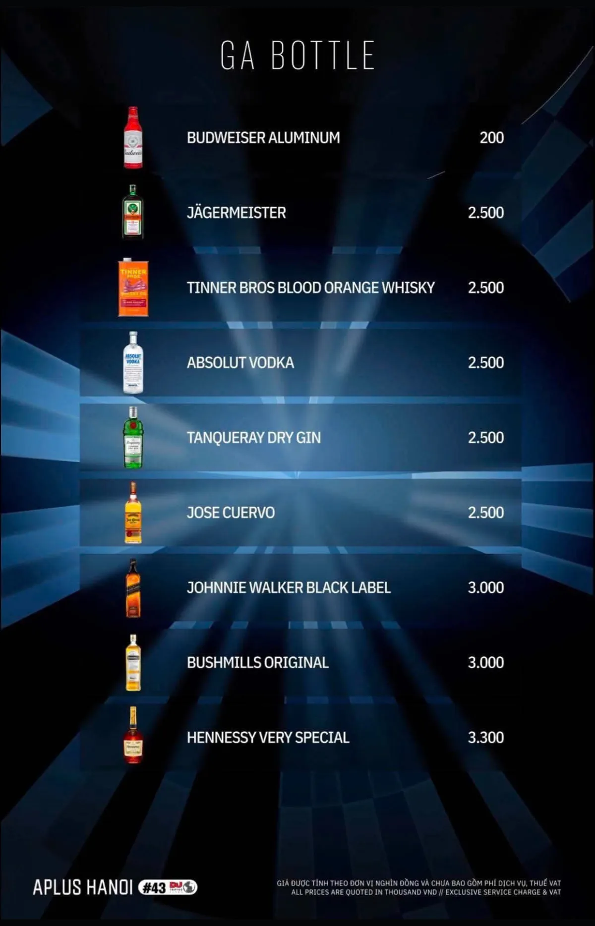 Menu APLUS Hanoi trang 12 trên 15