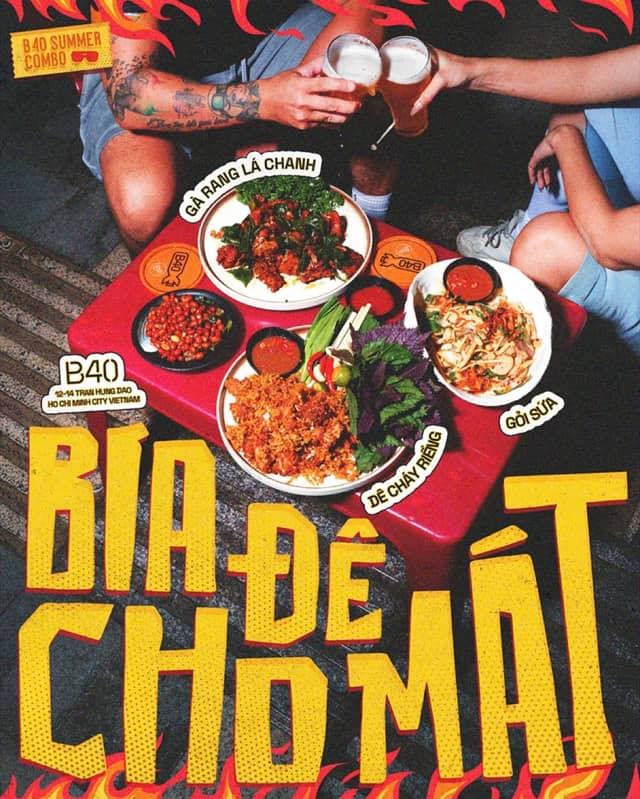Thực đơn B40 — trang 1