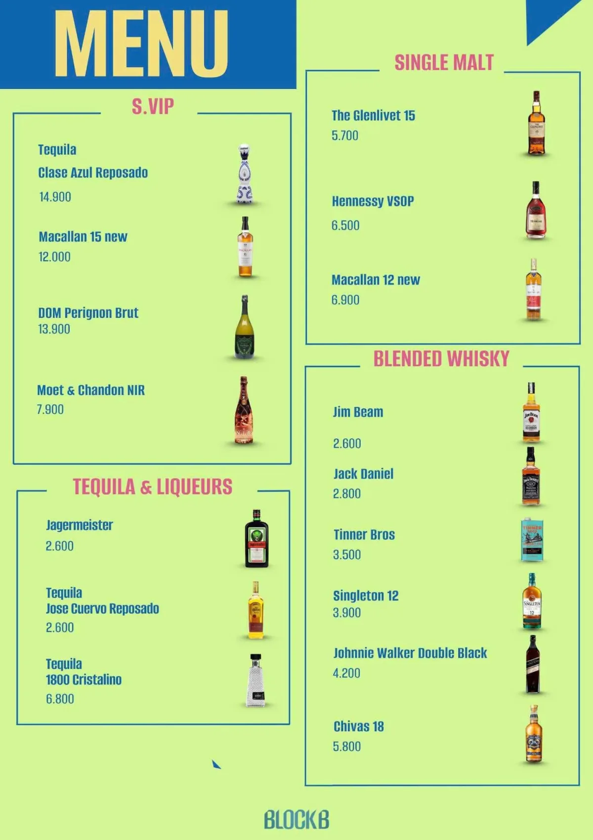 Menu Block B trang 3 trên 3