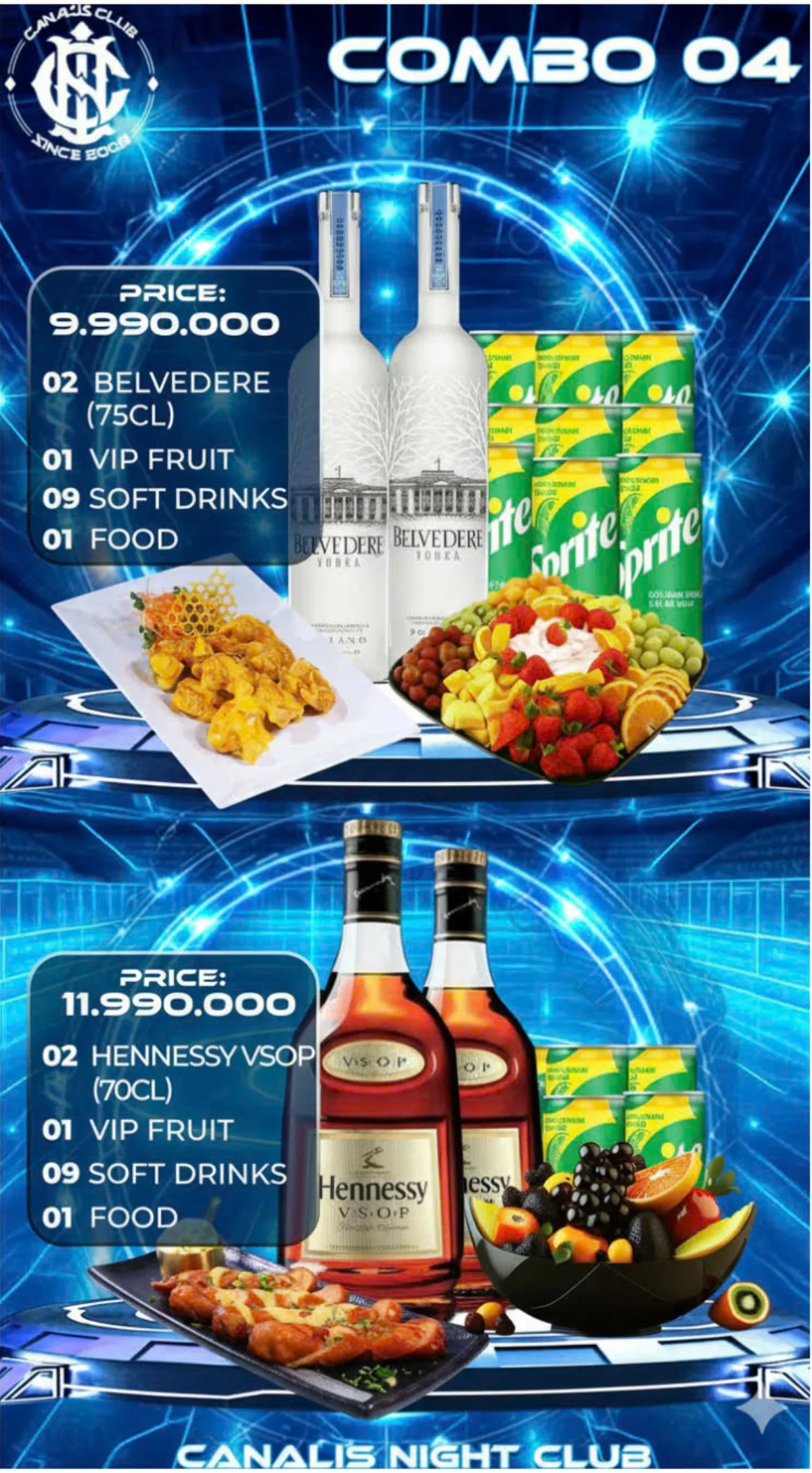 Menu Canalis Club trang 4 trên 26
