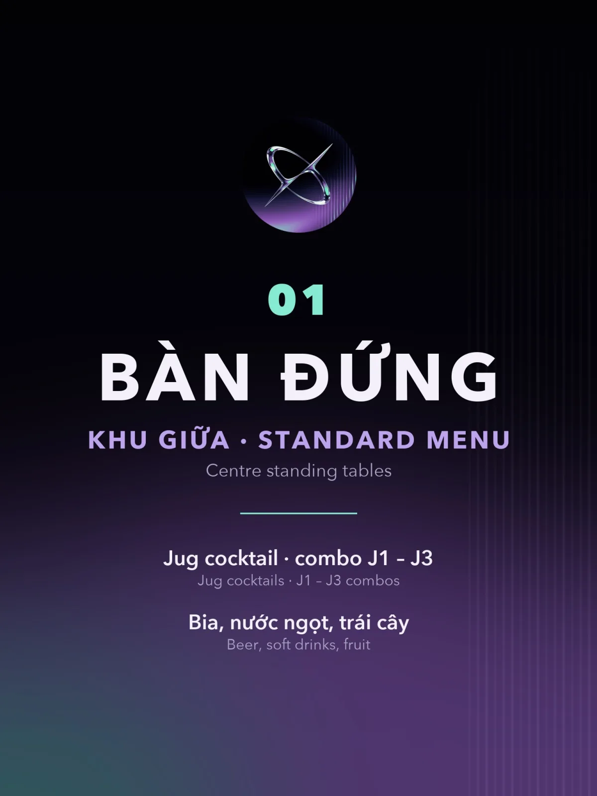 Menu Cosmos Club trang 2 trên 16