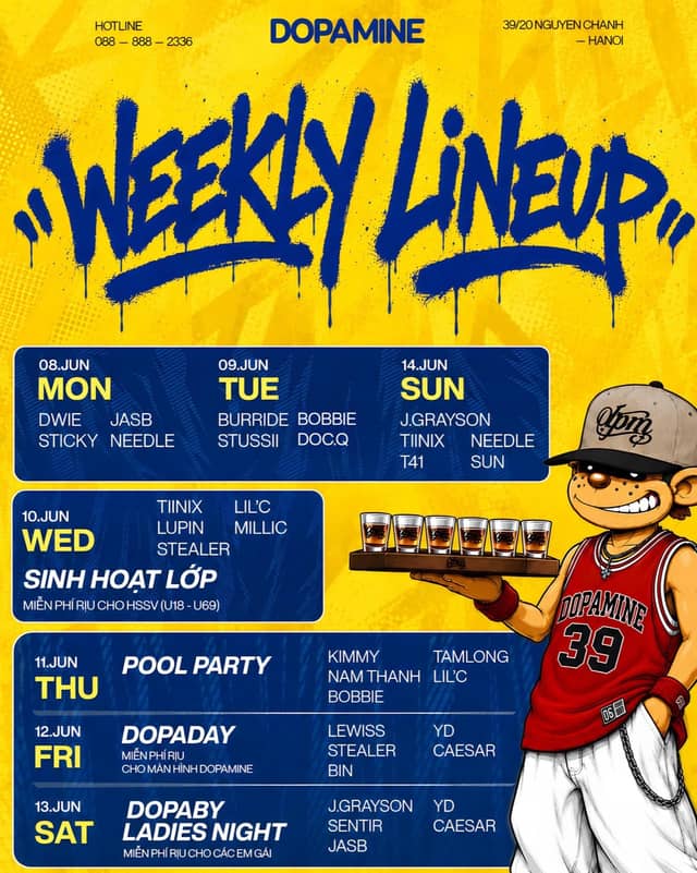 Dopamine Hanoi — Lounge & Club tại Cầu Giấy, ảnh 11