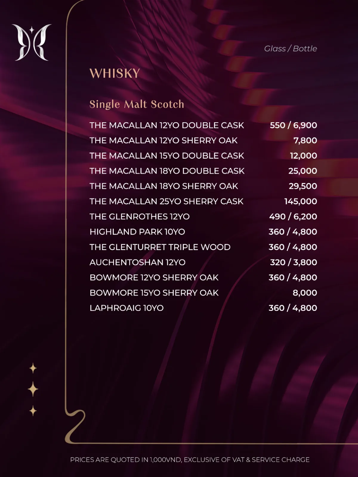 Menu đồ uống Kén Skybar trang 2 trên 7