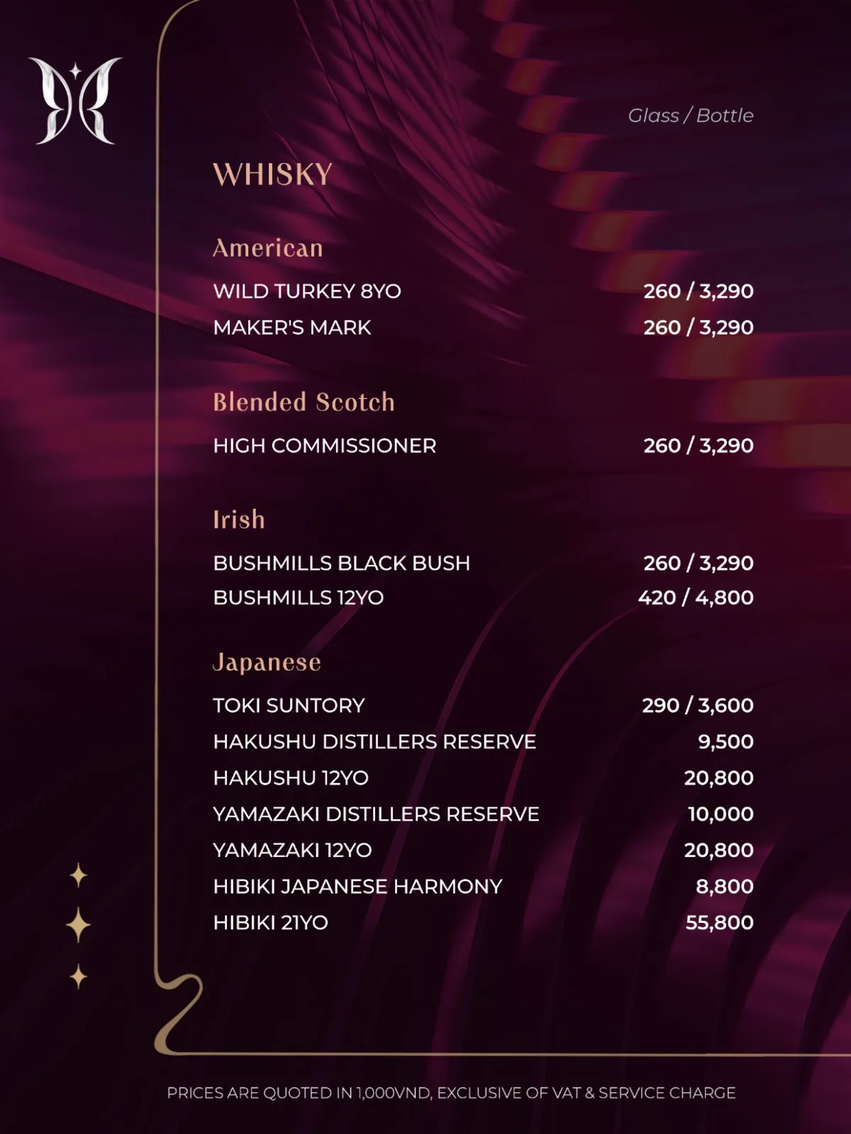 Menu đồ uống Kén Skybar trang 3 trên 7