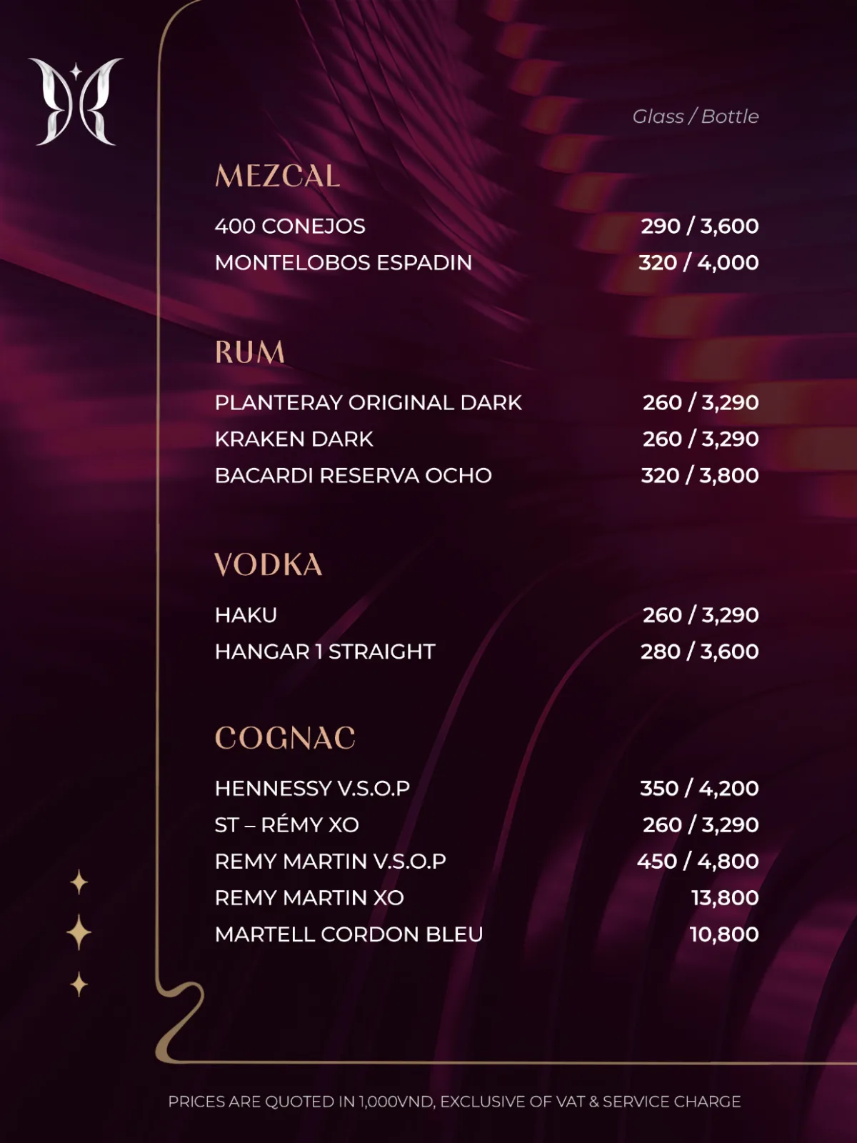 Menu đồ uống Kén Skybar trang 5 trên 7