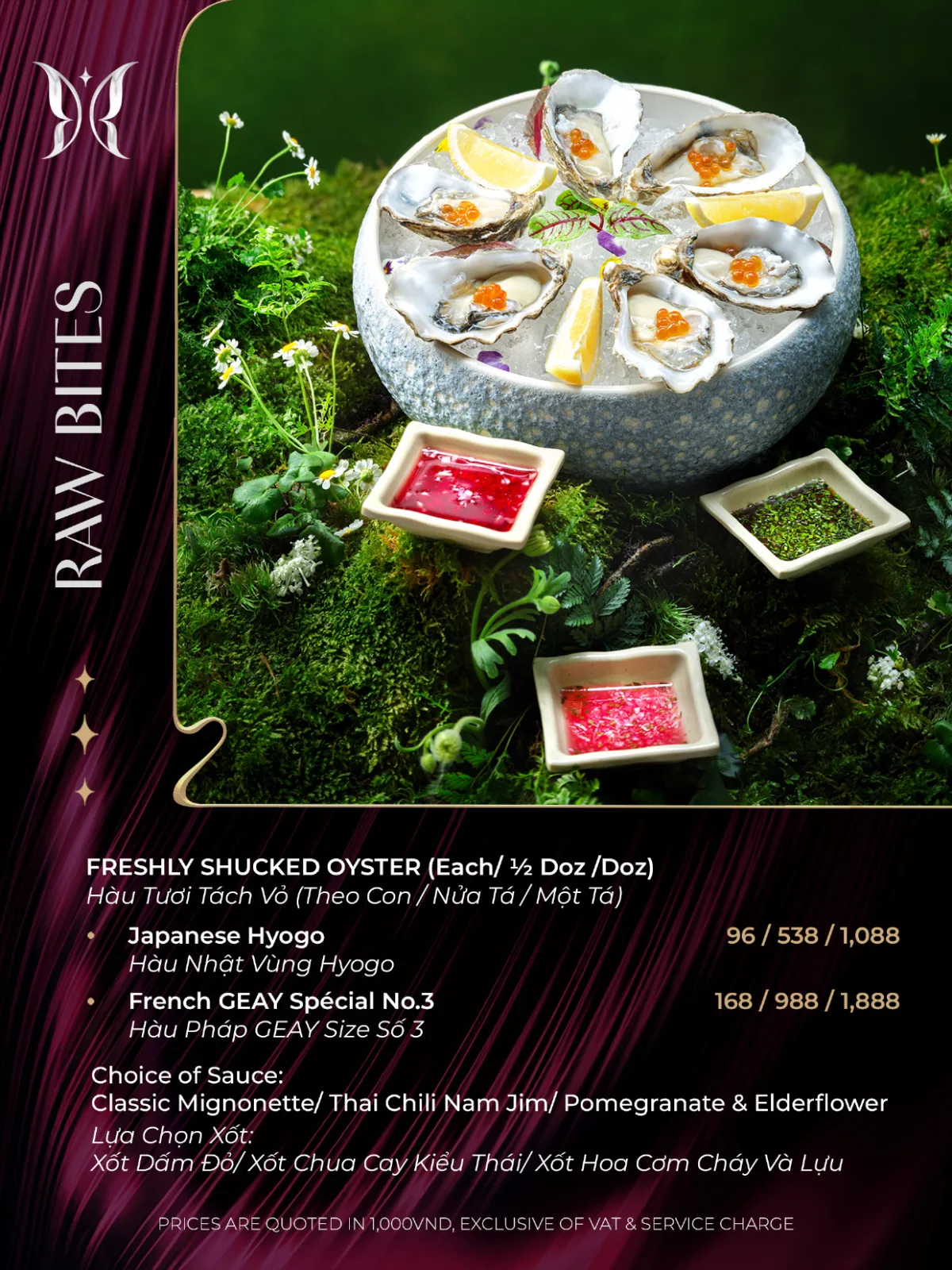 Menu món ăn Kén Skybar trang 2 trên 10