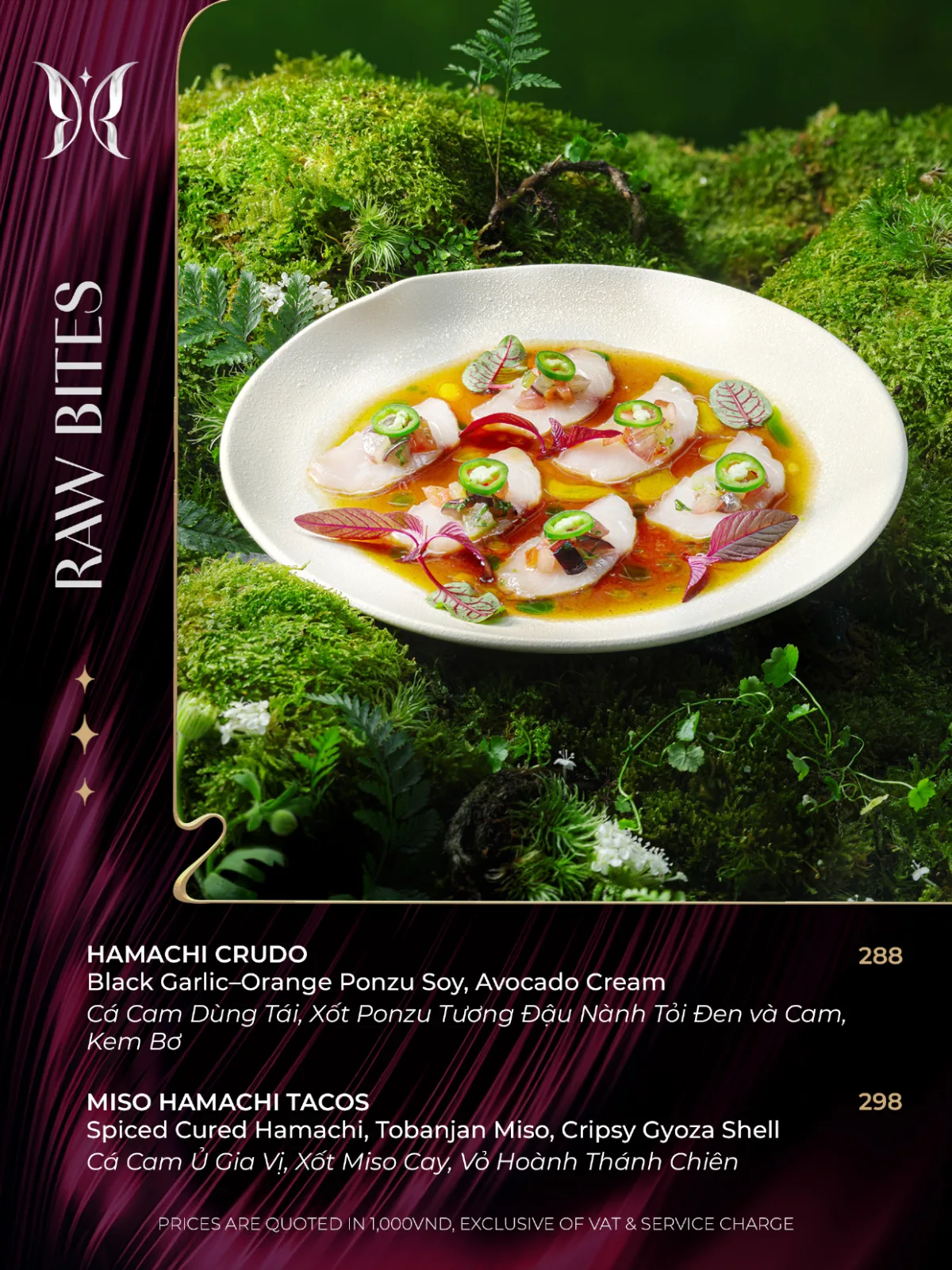 Menu món ăn Kén Skybar trang 6 trên 10