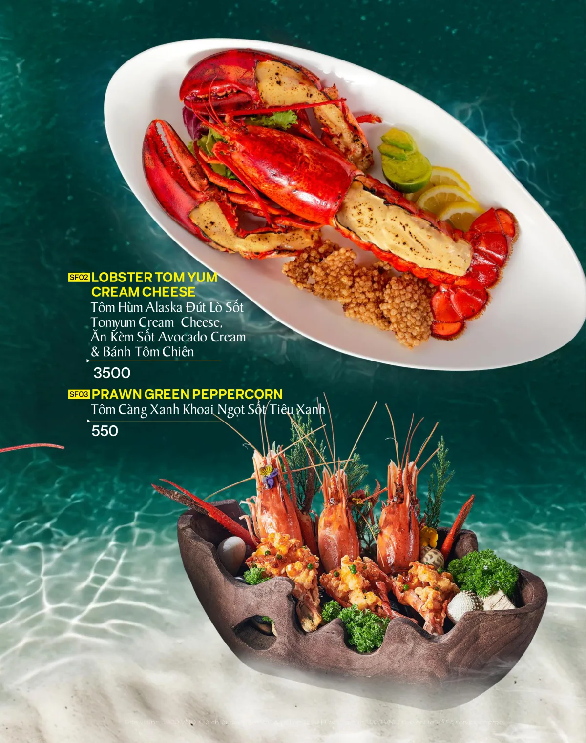Menu món ăn Palmora Saigon trang 7 trên 28