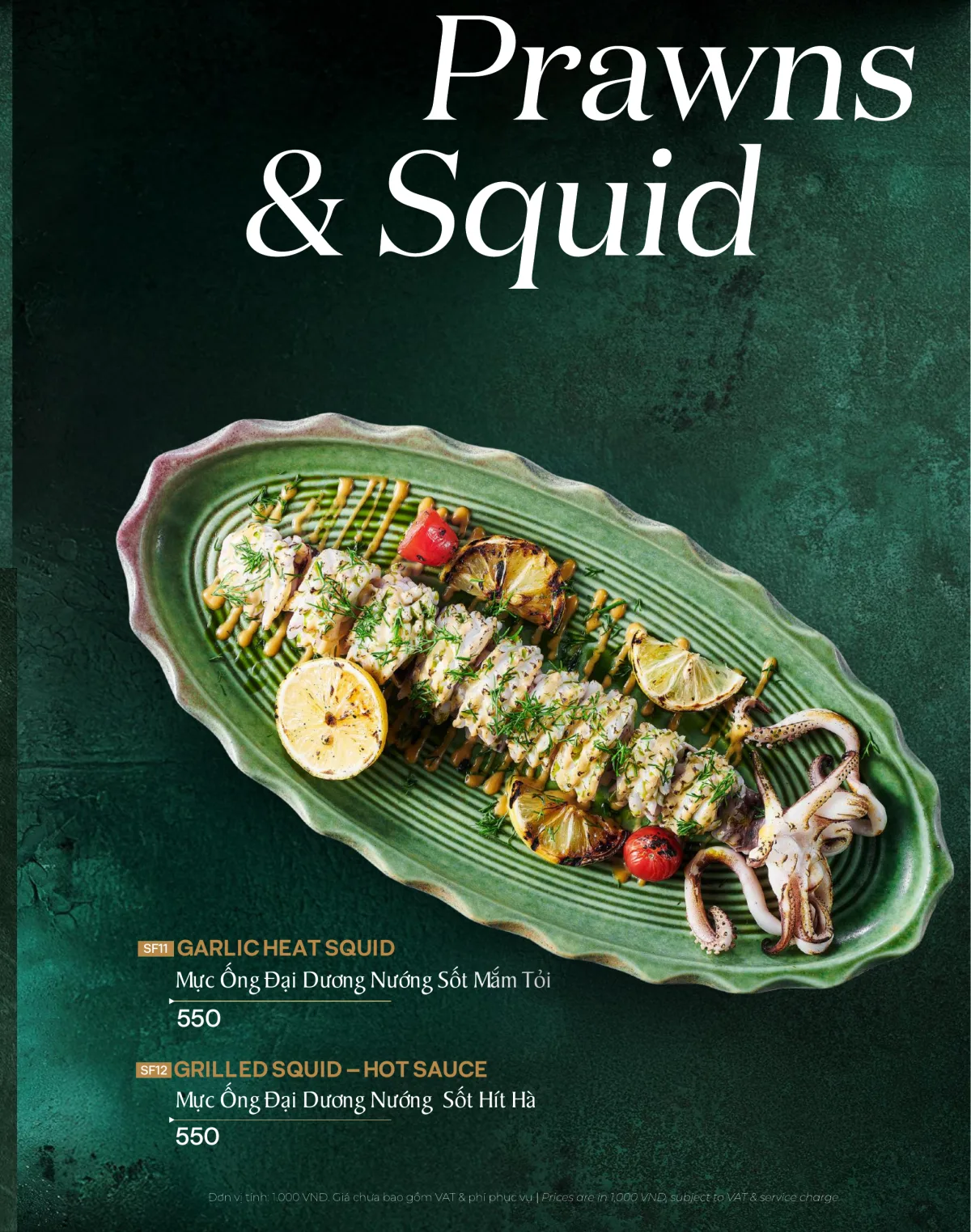 Menu món ăn Palmora Saigon trang 11 trên 28