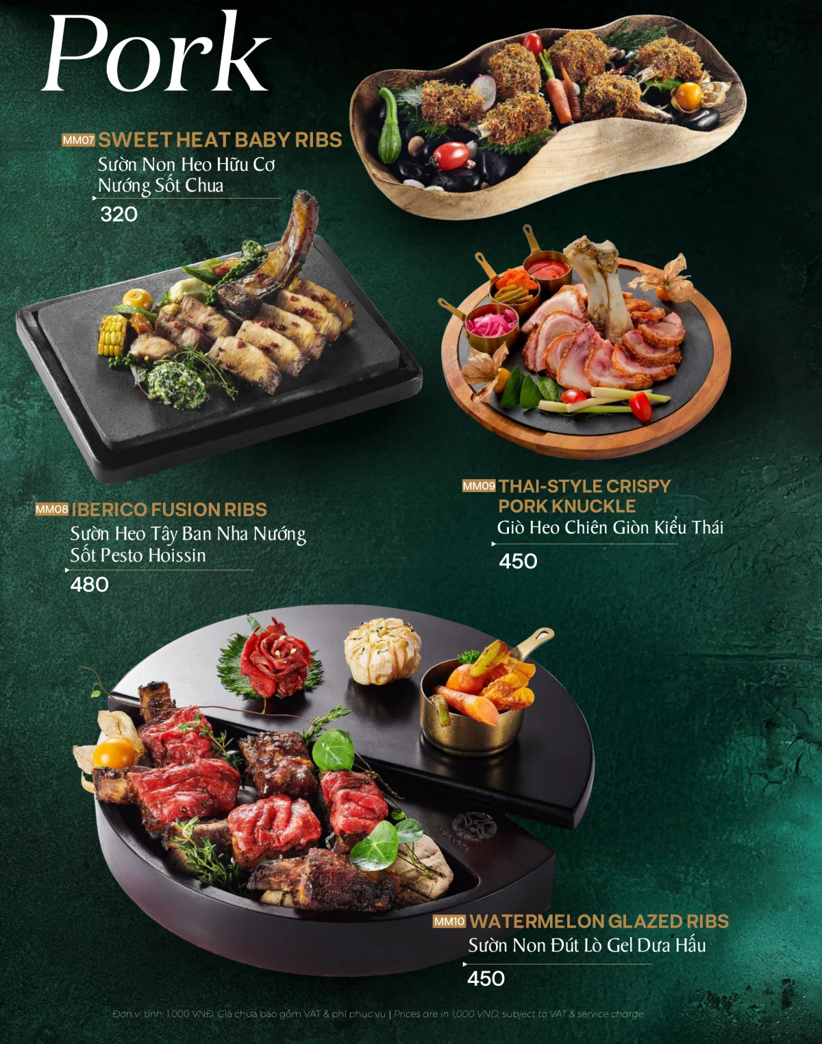 Menu món ăn Palmora Saigon trang 16 trên 28