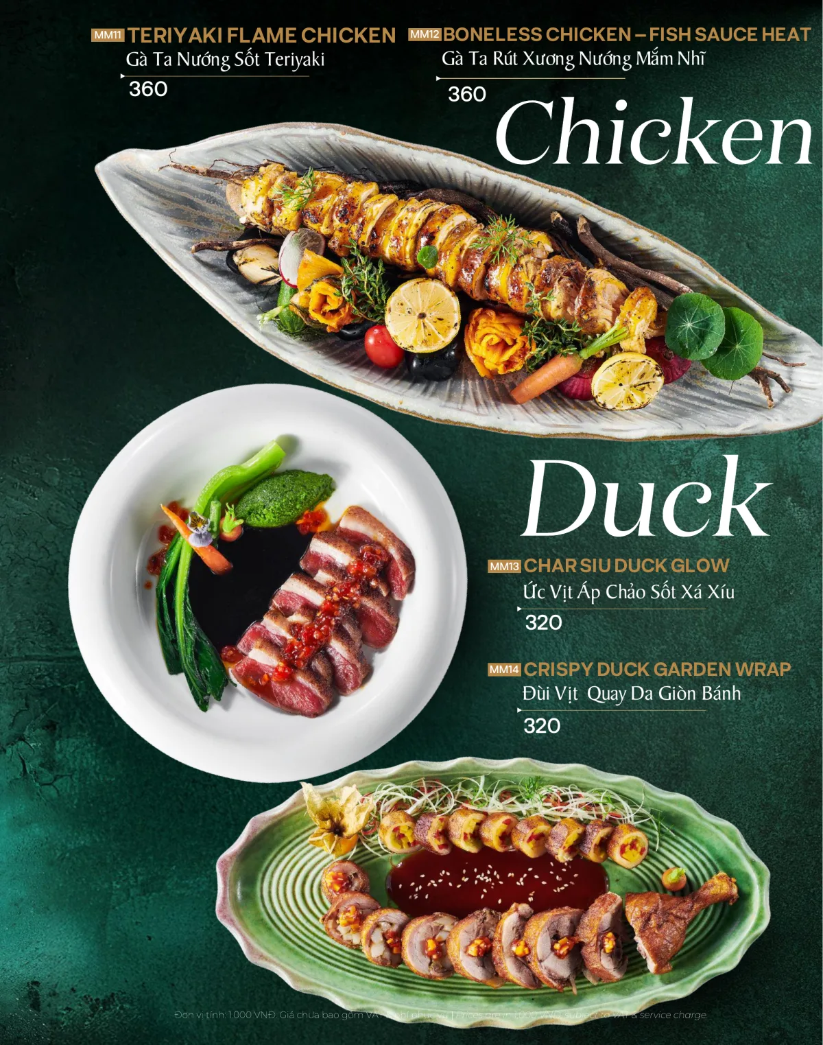 Menu món ăn Palmora Saigon trang 17 trên 28