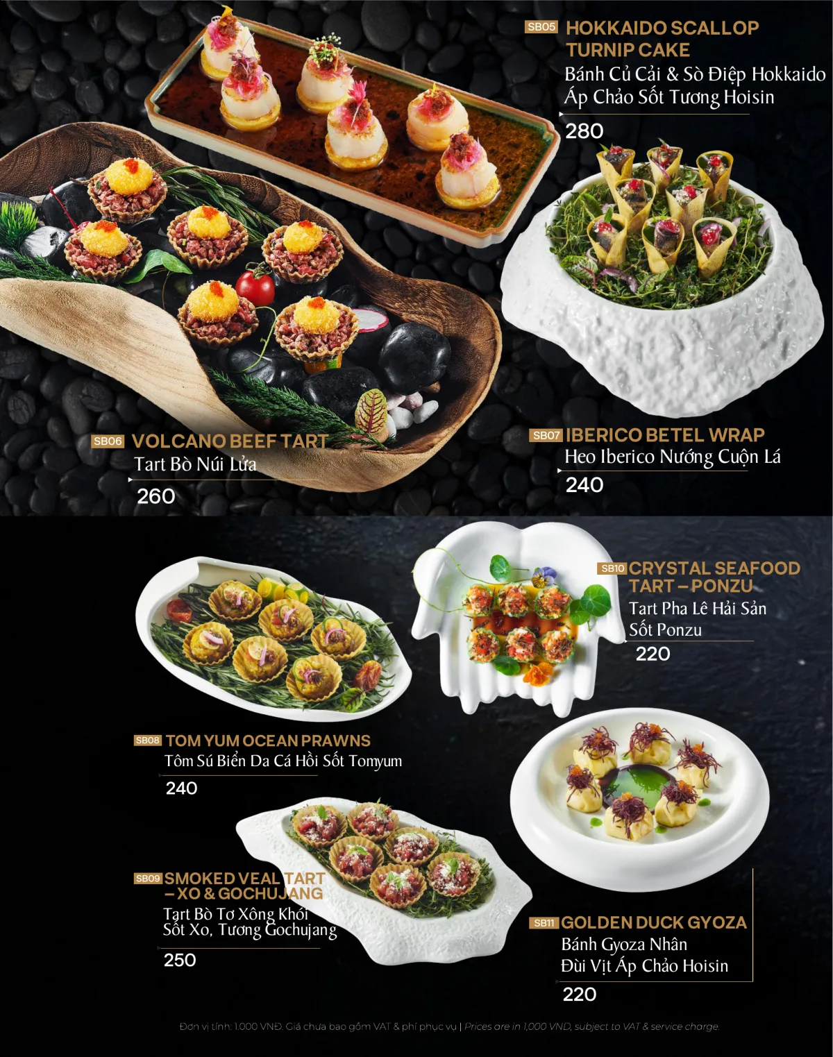 Menu món ăn Palmora Saigon trang 19 trên 28