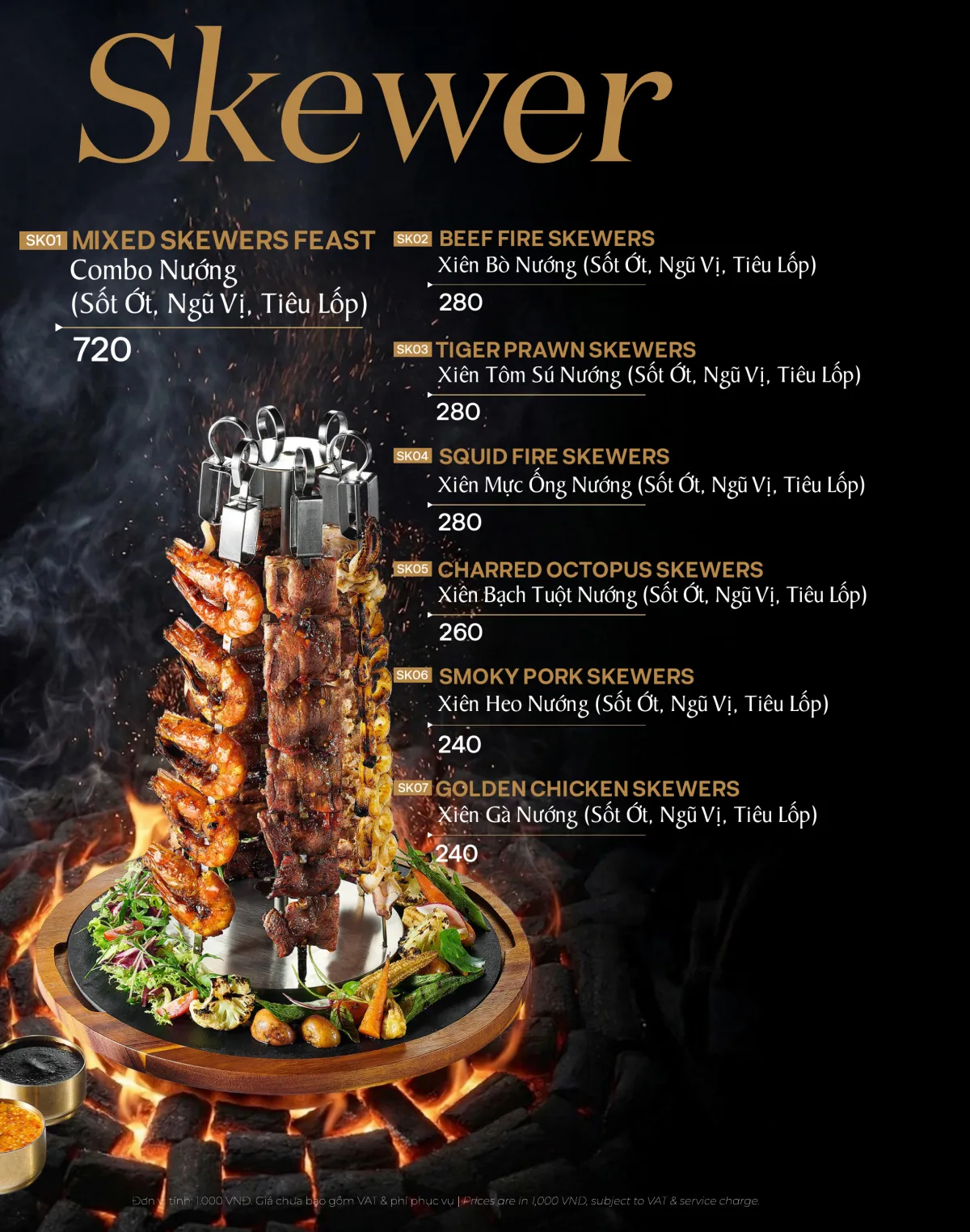Menu món ăn Palmora Saigon trang 20 trên 28