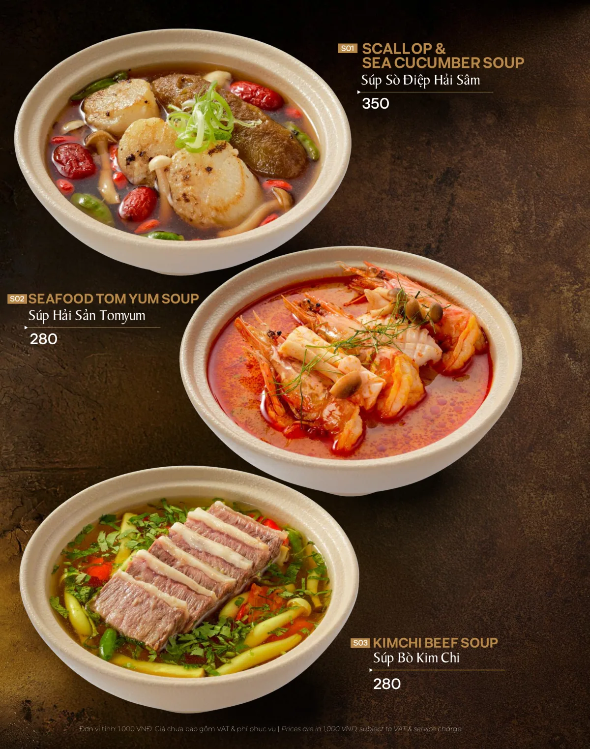 Menu món ăn Palmora Saigon trang 26 trên 28