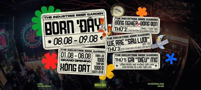 The Industree Beer Garden — Beer Garden tại Đống Đa, ảnh 1