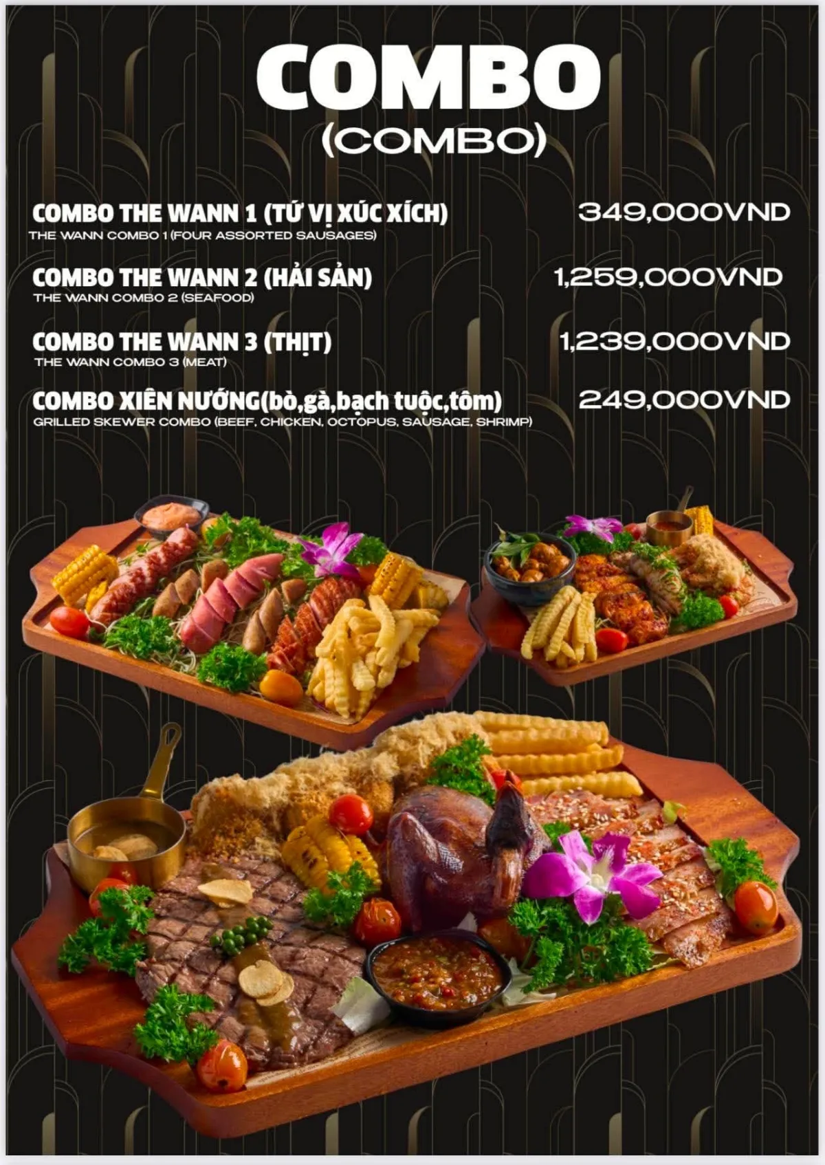 Menu món ăn The Wann trang 1 trên 21