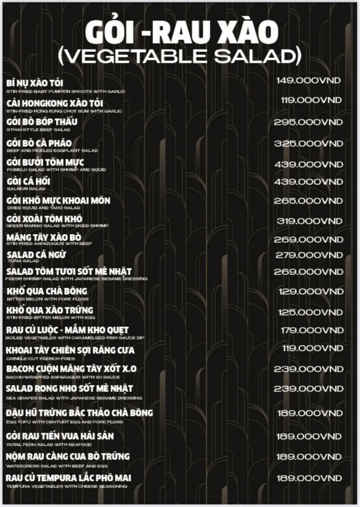 Menu món ăn The Wann trang 7 trên 21