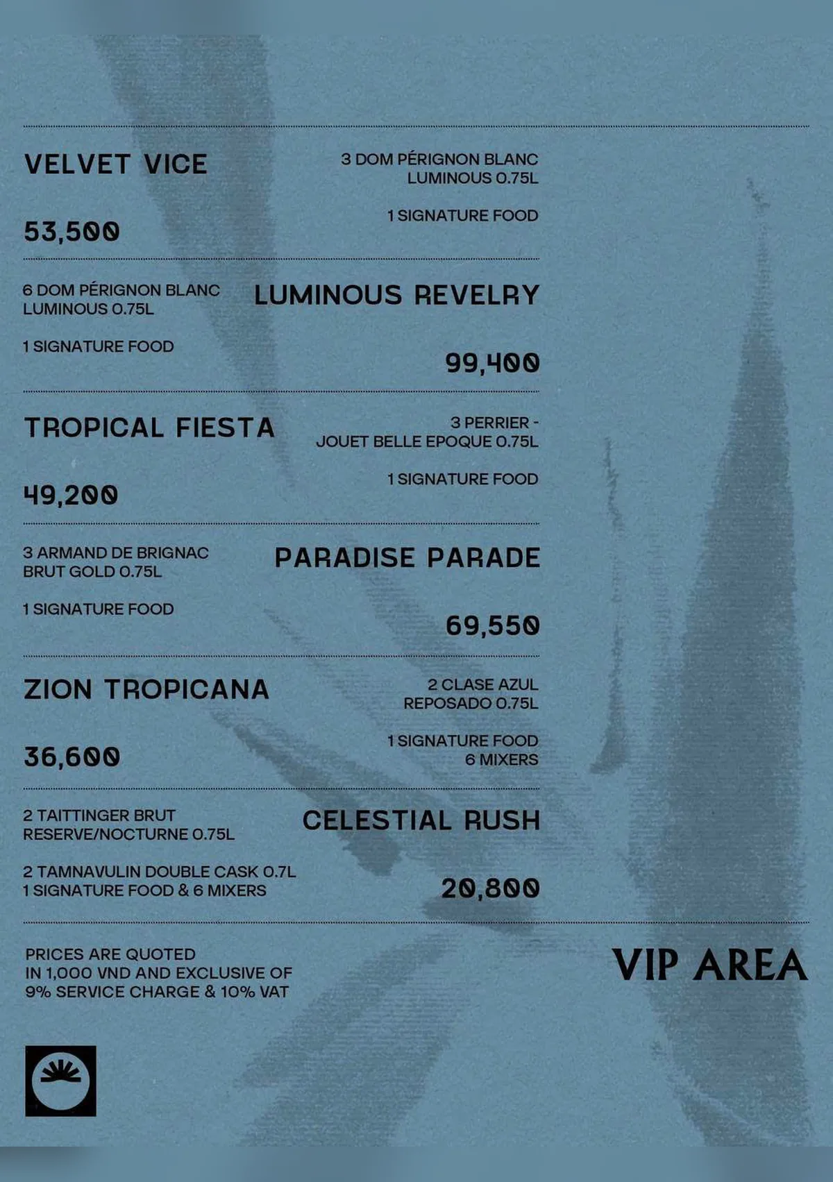 Menu Zion Sky Lounge & Dining trang 3 trên 16