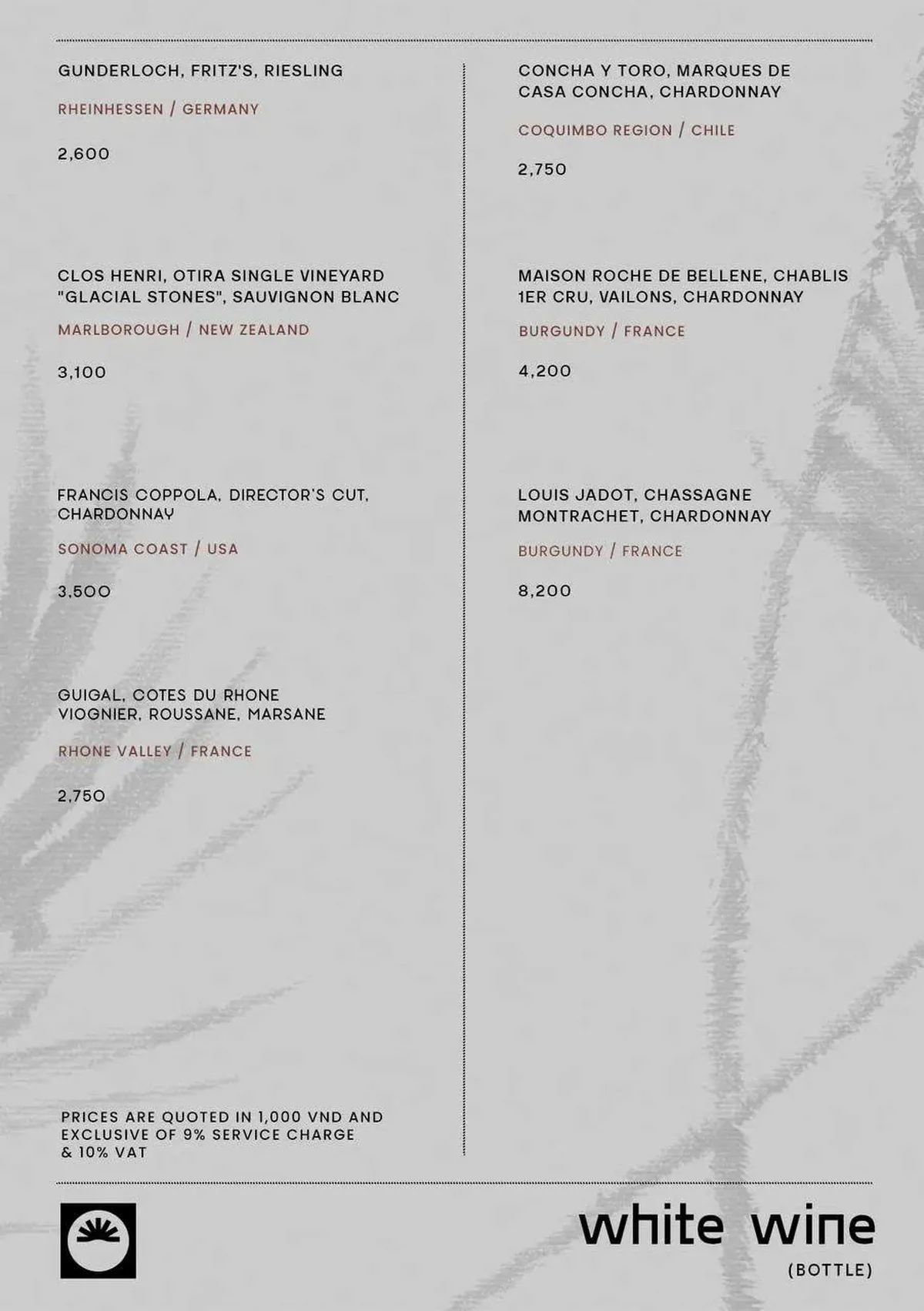 Menu Zion Sky Lounge & Dining trang 13 trên 16