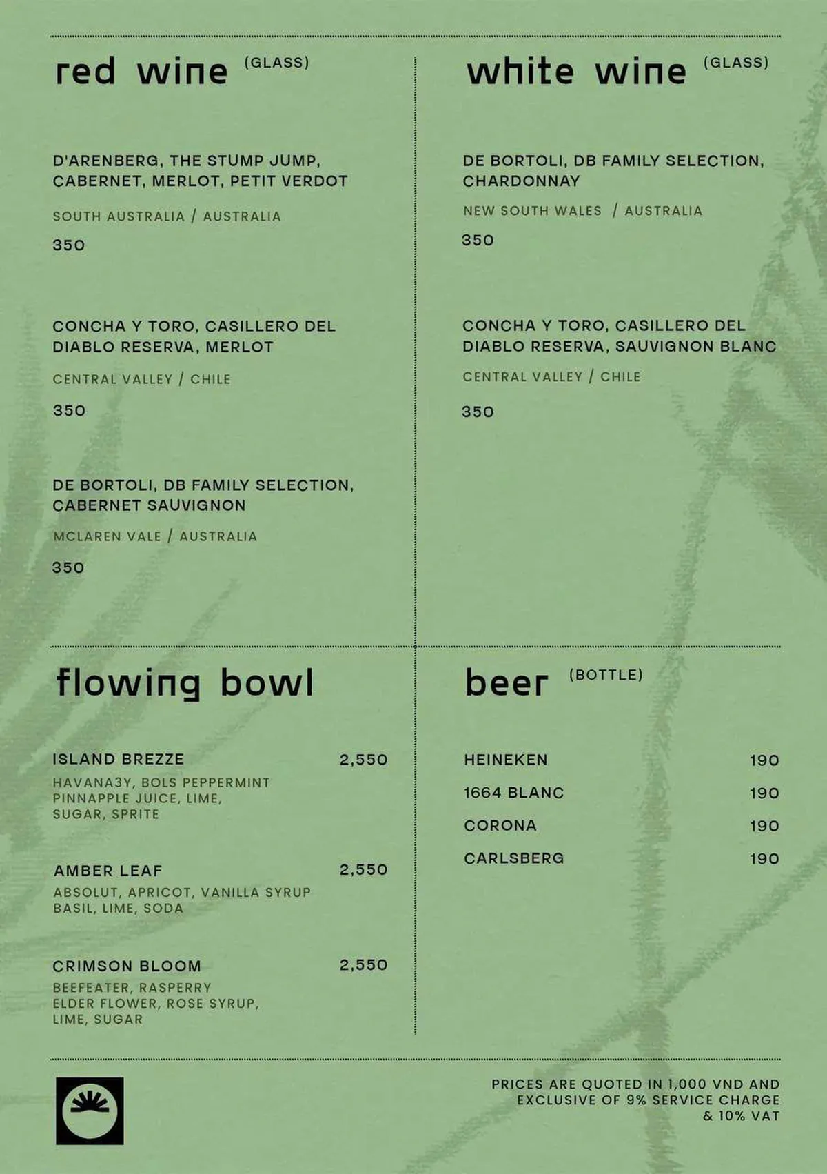 Menu Zion Sky Lounge & Dining trang 14 trên 16