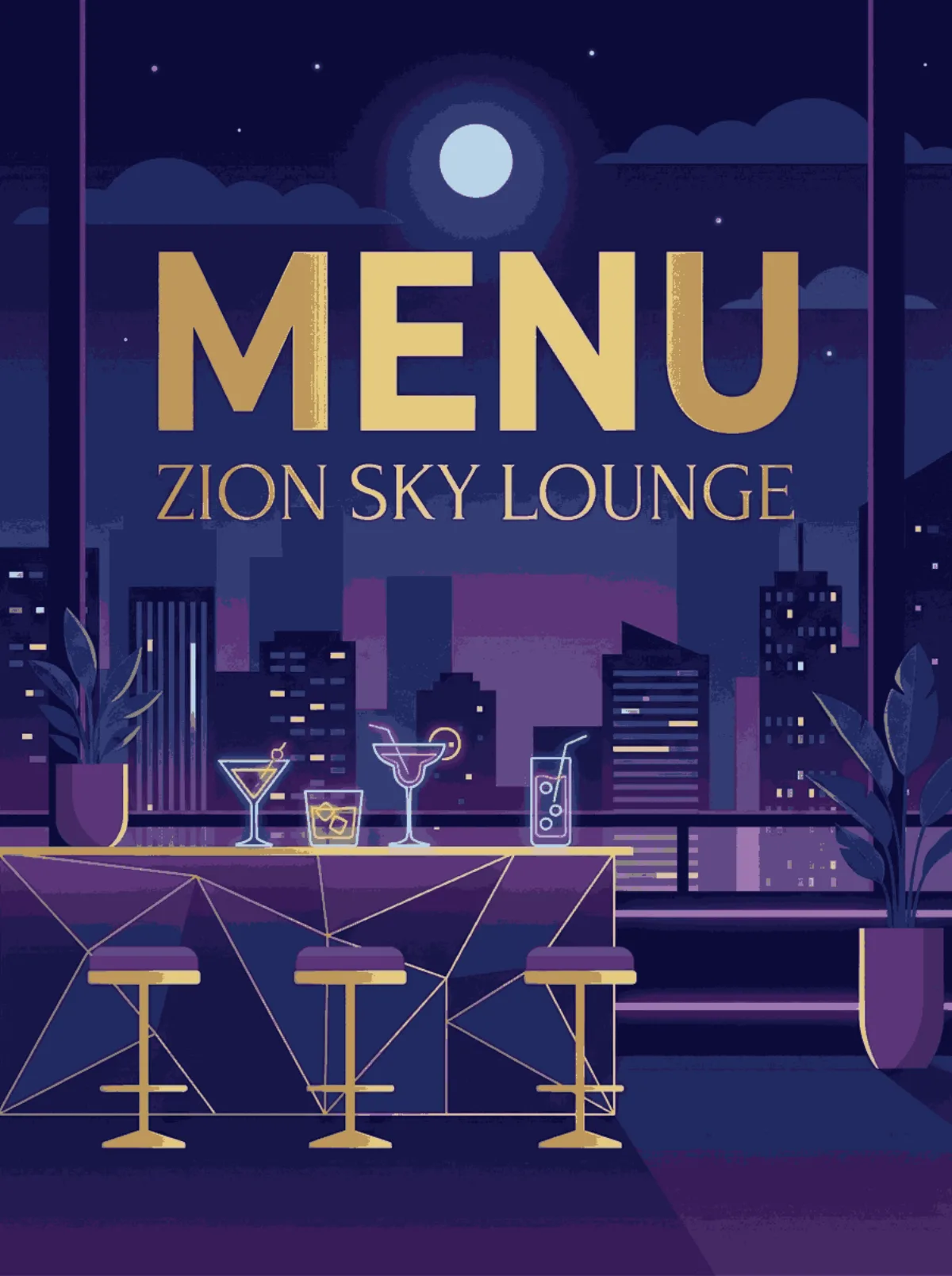 Menu Zion Sky Lounge & Dining trang 1 trên 12