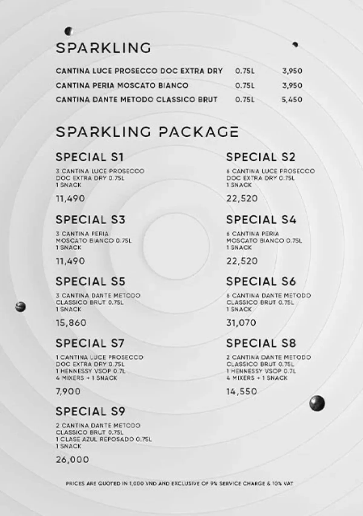 Menu Zion Sky Lounge & Dining trang 7 trên 12